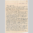 Letter to T. Nishioka from Fumio Takenchi (ddr-densho-292-33)