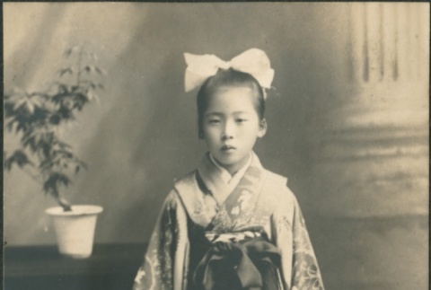 Portrait of Kiku Fujii (ddr-densho-321-564)