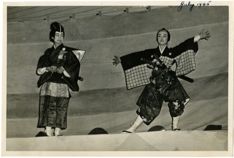 Two women in a stage performance (ddr-manz-6-11)