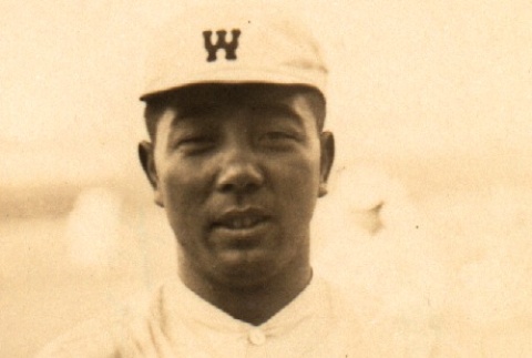 Tsunekichi Oshita, a Waseda University baseball team manager (ddr-njpa-4-1632)