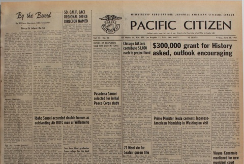 Pacific Citizen, Vol. 52, No. 26 (June 30, 1961) (ddr-pc-33-26)