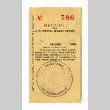 Receipt for U.S. postal money order (ddr-csujad-38-528)