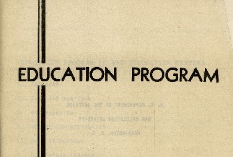 Education Program in War Relocation Centers (ddr-densho-171-190)