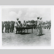 Japanese and American officers at surrender of the Ryukyus Islands (ddr-densho-1007-260)
