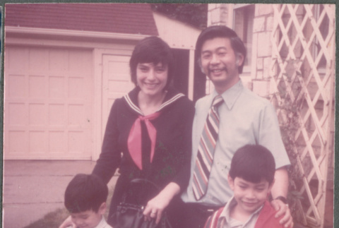 Family with two boys (ddr-densho-523-603)