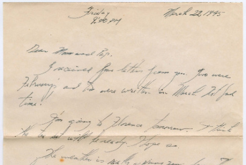 Letter from Tadashi Ishida to Mr. & Mrs. Y Ishida (ddr-densho-535-343)