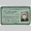 Ralph Kanzaki Citizen Indefinite Leave card (ddr-densho-378-91)