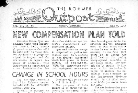 Rohwer Outpost Vol. II No. 46 (June 9, 1943) (ddr-densho-143-68)