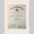 Shigeo Yama's certificate of service (ddr-densho-37-1371)