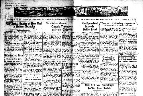 Colorado Times Vol. 31, No. 4295 (April 10, 1945) (ddr-densho-150-8)
