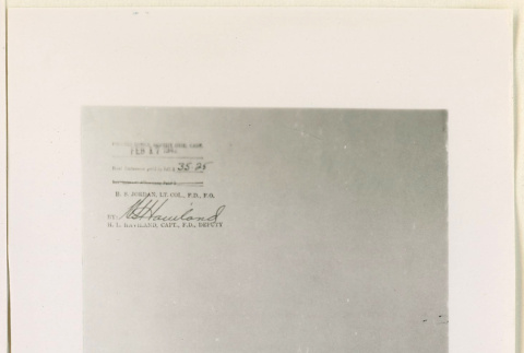 Shigeo Yama's certificate of service (ddr-densho-37-1372)