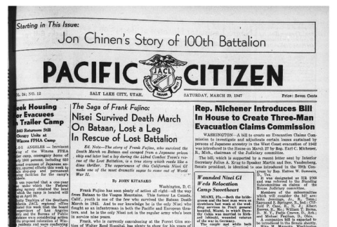 The Pacific Citizen, Vol. 24 No. 12 (March 29, 1947) (ddr-pc-19-13)