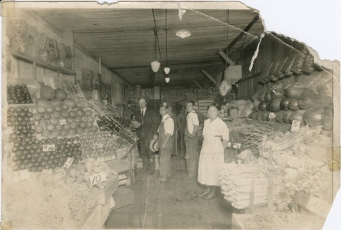 Group inside a grocery store (ddr-densho-321-479)