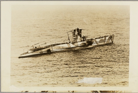 Photograph of a U-boat (ddr-njpa-13-925)