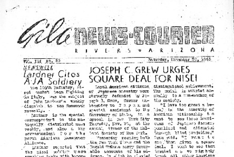 Gila News-Courier Vol. III No. 39 (November 20, 1943) (ddr-densho-141-191)