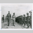 Lt. Gen Mark W. Clark and King George of England inspect members of the 442nd (ddr-densho-1007-350)