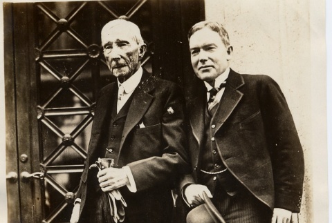 John D. Rockefeller and John D. Rockefeller, Jr. (ddr-njpa-1-1425)