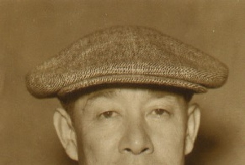 Man wearing a hat (ddr-njpa-4-142)