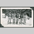 Five men in Boy Scout gear (ddr-densho-475-736)