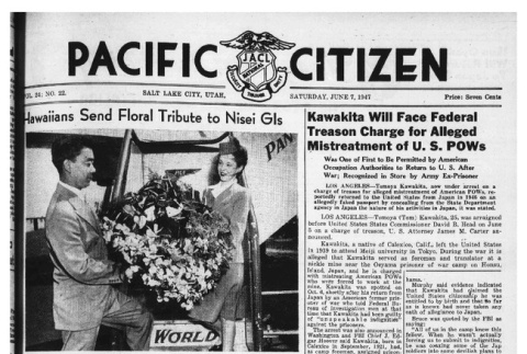 The Pacific Citizen, Vol. 24 No. 22 (June 7, 1947) (ddr-pc-19-23)