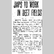 Japs to Work in Beet Fields (May 19, 1942) (ddr-densho-56-802)