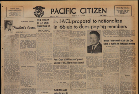 Pacific Citizen, Vol. 61, No. 1 (July 2, 1965) (ddr-pc-37-27)
