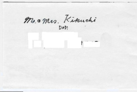 Address and note (ddr-densho-501-83)