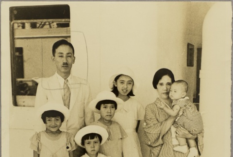 Masayoshi Asaka and his family (ddr-njpa-5-254)