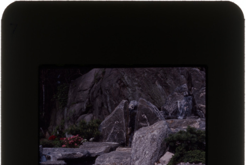 Waterfall at the Paredes project (ddr-densho-377-555)