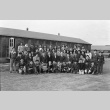 Group photograph in front of barracks (ddr-fom-1-84)