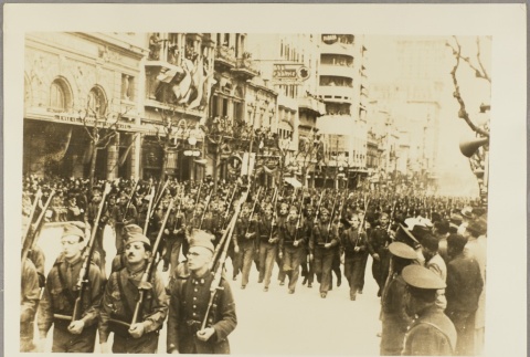 Uruguayan soldiers marching in a military procession (ddr-njpa-13-1138)