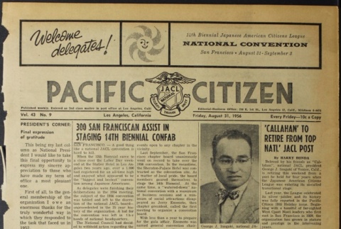 Pacific Citizen, Vol. 43, No. 9 (August 31, 1956) (ddr-pc-28-35)