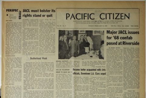 Pacific Citizen, Vol. 66, No. 7 (February 16, 1968) (ddr-pc-40-7)
