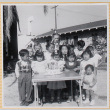 Group of children with birthday cake (ddr-densho-522-331)