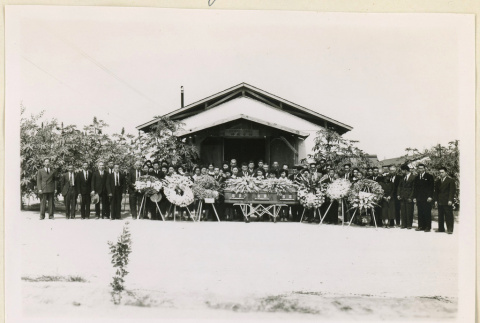 Funeral for Esaburo Yoshikawa (ddr-densho-37-1480)