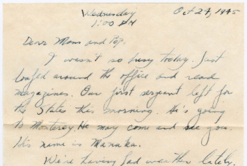 Letter from Tadashi Ishida to Mr. & Mrs. Y Ishida (ddr-densho-535-280)