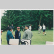 Participants at putting green at Densho Golf Tournament (ddr-densho-506-137)