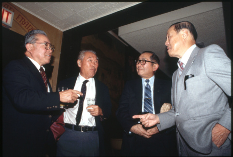 Four men with drinks (ddr-densho-1007-731)