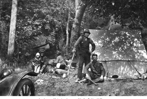 Group at campsite (ddr-ajah-6-623)