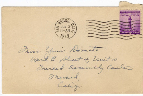 Letter to Yuri Domoto from Margaret Saito (ddr-densho-356-287)