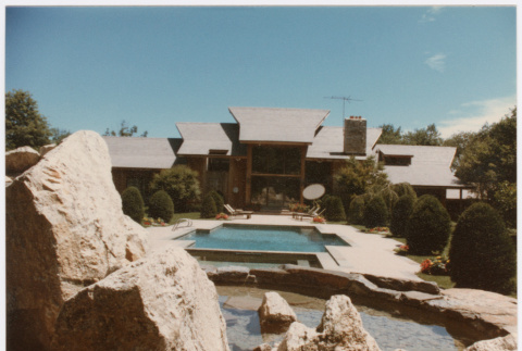 Pool looking towards house (ddr-densho-377-2412)