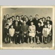 Group photograph of the Miyatake and Nagatomi families (ddr-manz-4-222)