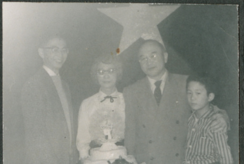 Agnes and Chester Sakura with two sons (ddr-densho-523-286)