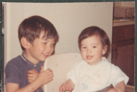 Boy and baby (ddr-densho-523-491)