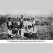 Group of girls with Alice Takakura standing center back (ddr-ajah-6-122)