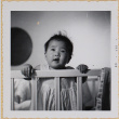 Leslie Shiomi in a crib (ddr-densho-522-370)