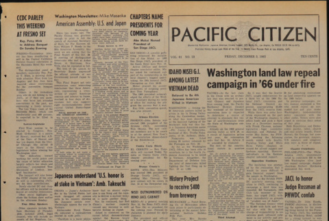 Pacific Citizen, Vol. 61, No. 23 (December 3, 1965) (ddr-pc-37-49)