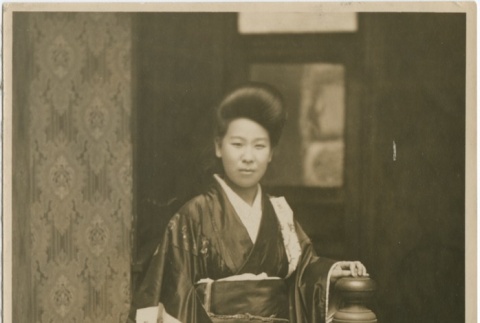 A woman in a kimono (ddr-densho-321-498)