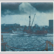 View of a boat from behind a chain (ddr-densho-542-848)
