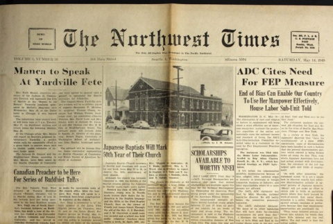 The Northwest Times Vol. 3 No. 39 (May 14, 1949) (ddr-densho-229-206)
